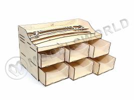 Рабочая станция №2 c шестью ящиками. WorkStation №2. Собранная