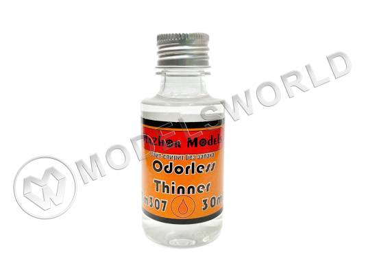 Разбавитель для  смывок Mazhor Models (Уайт-спирит без запаха Odorless thiner), 30 мл