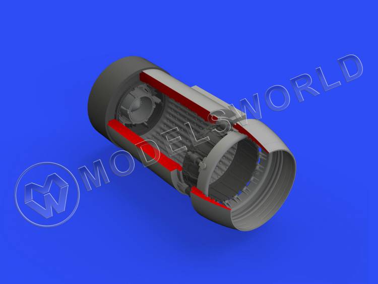 Дополнение для МиГ-23БН сопло двигателя, Eduard/Trumpeter. Масштаб 1:48 - фото 1