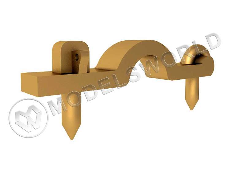 AB-CF-3.7_s.jpg Цапфа. Отливка. Под диаметр оси 3,7 мм. 2 шт. - фото 1