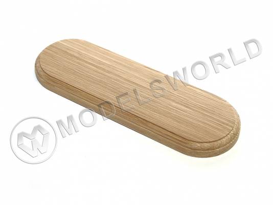 Основание овальное 300x100 мм, дуб