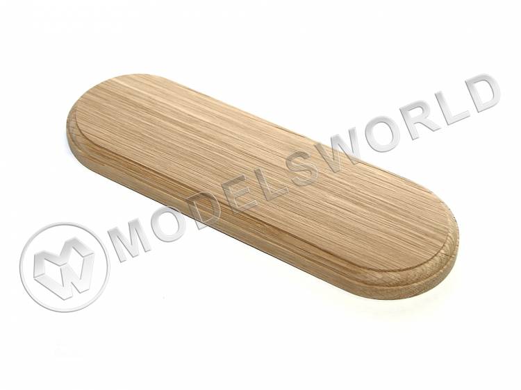 Основание овальное 300x100 мм, дуб - фото 1