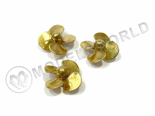 Винт 4-х лопастной 17.5 мм Арктика, 3 шт. Масштаб 1:350