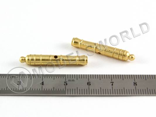 Ствол пушки, латунь, 30 мм, 2 шт