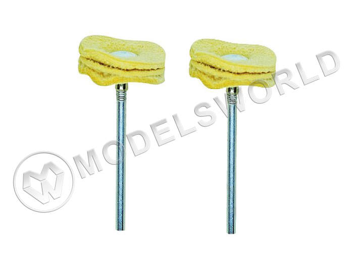 Полировальные круги из кожи Proxxon 28298, диаметр 22 мм, 2 шт - фото 1