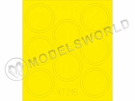 Окрасочная маска для колес T-34/76, ICM. Масштаб 1:35