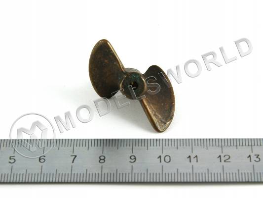 Винт двухлопастной, металл, 40 мм, 1 шт