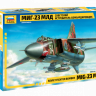 Склеиваемая пластиковая модель Советский истребитель-бомбардировщик МиГ-23МЛД. Масштаб 1:72