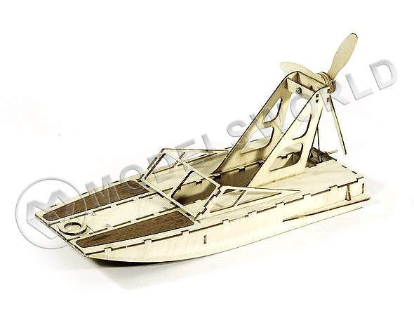 Набор для постройки модели резиномоторного аэроглиссера - фото 1