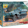 Немецкий бронетранспортер Sd.Kfz.251/1 Ausf.B "Ханомаг". Масштаб 1:100