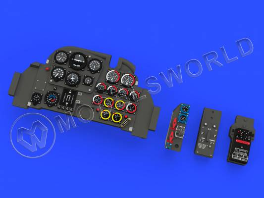 Дополнение для Me 262A LööK приборная доска и привязные ремни, Tamiya. Масштаб 1:48