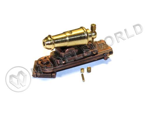 Карронада с рабочим механизмом, латунь и бронза, 26 мм, 2 шт