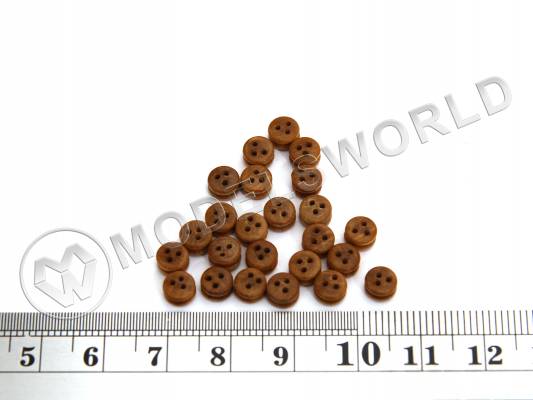 Юферс, орех, 5 мм, 10 шт