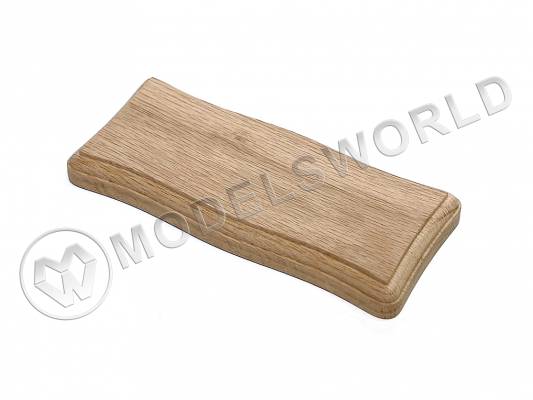 Основание фигурное 210х90 мм, дуб