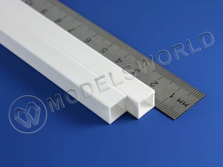 Квадратная пластиковая трубка 9.5 мм, 2 шт - фото 1