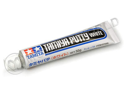 Шпаклевка белая Tamiya Putty White, 32 г - фото 1