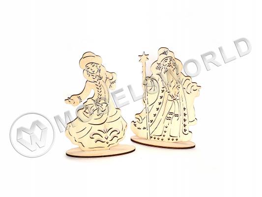 Дед Мороз и Снегурочка. Набор для сборки