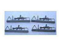 Французские современные пулемёты NF-1, 3 шт. Масштаб 1:35 - фото 1