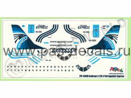 Декаль Embraer 170 EGYPT Air. Масштаб 1:144