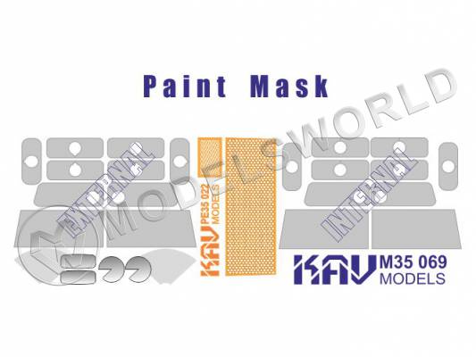 Комплект на Автомобиль 233014 с ПТРК Корнет-Д, Звезда. Масштаб 1:35