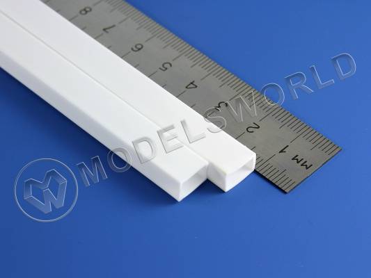 Прямоугольная пластиковая трубка 6,3х9,5 мм, 2 шт