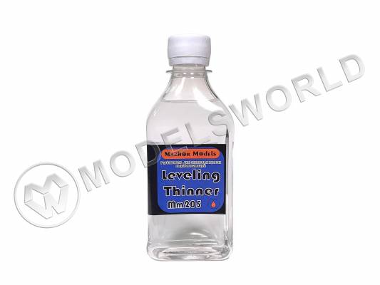 Растворитель Mazhor Models для эмалей и лаков выравнивающий (leveling thinner), 250 мл