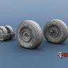 Колеса шасси МиГ-29 (9-13). Масштаб 1:72