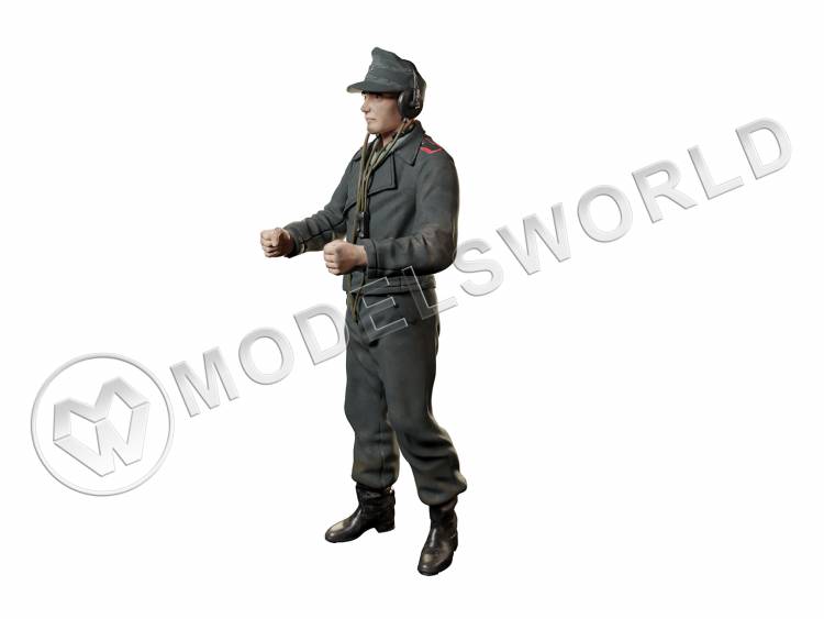 Фигура командира танка, Германия, лето 1943 г., поза 2. Масштаб 1:35 - фото 1