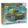 Склеиваемая пластиковая модель Советский тяжёлый танк КВ-1 образца 1940 г. Масштаб 1:100