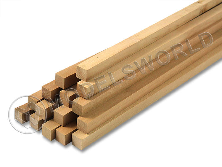 Рейка 6.0х6.0x500 мм, груша 1 шт. Рейка 6.0х6.0x500 мм, груша 1 шт. - фото 1