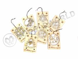 Новогодняя игрушка-открытка