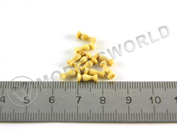 Пиллерсы, самшит, 8 мм, 10 шт - фото 1