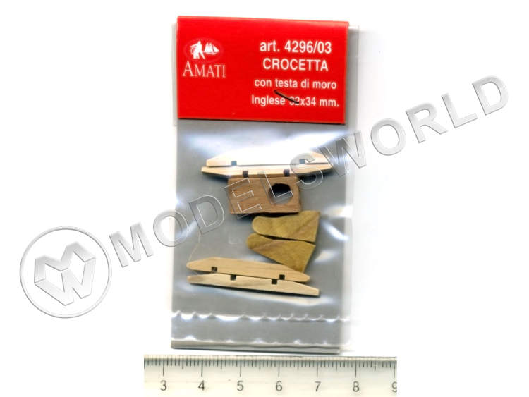 Эзельгофт английского типа и салинг 32х34 мм, 1 шт - фото 1