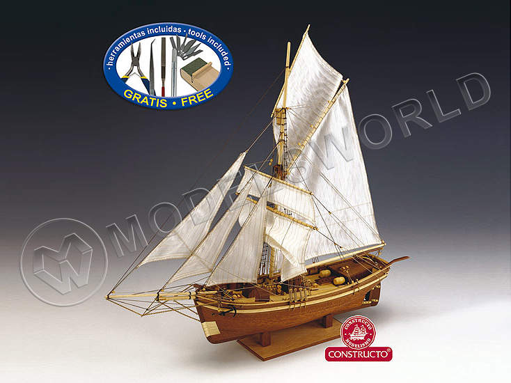 Набор для постройки модели корабля GJOA ПЛЮС ИНСТРУМЕНТЫ. Масштаб 1:64 Набор для постройки модели корабля GJOA ПЛЮС ИНСТРУМЕНТЫ. Масштаб 1:64 - фото 1