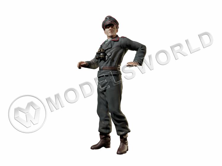 Фигура командира танка, Германия, лето 1943 г., поза 5. Масштаб 1:35 - фото 1