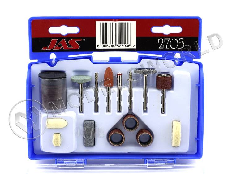 Набор расходных материалов JAS для бормашин, 59 предметов - фото 1