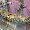 Готовая модель HMS Bellona 74-пушечного корабля британского флота, 1780 г. Масштаб 1:100