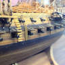 Готовая модель HMS Bellona 74-пушечного корабля британского флота, 1780 г. Масштаб 1:100