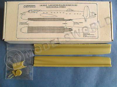 Дополнение двери бомбовых люков и подфезюляжная туррель для самолета Lancaster. Масштаб 1:48 - фото 1