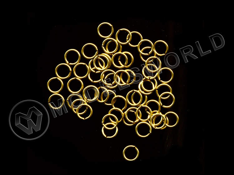 Кольцо, латунь, 8 мм, 10 шт Кольцо, латунь, 8 мм, 10 шт - фото 1