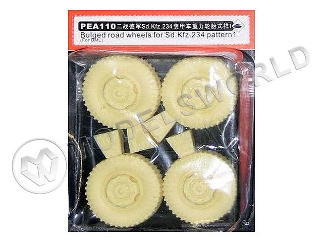 Колеса для Sd. Kfz. 234 Road Wheels Pattern, Dragon. Масштаб 1:35 - фото 1