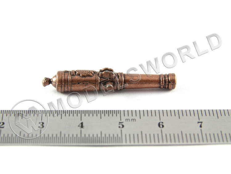 Пушка с декоративным узором, под бронзу, 36 мм, 2 шт - фото 1