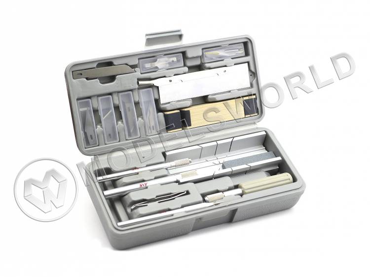 Набор ножей JAS с цанговым зажимом, 30 предметов Набор ножей JAS с цанговым зажимом, 30 предметов - фото 1