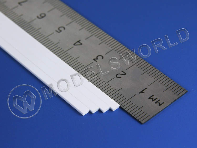 Полоска пластиковая 1.0х2.5 мм, 10 шт - фото 1