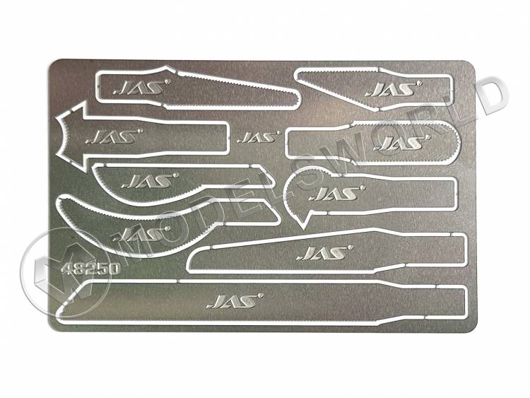 Набор пилок JAS по пластику к ножу с цанговым зажимом, 9 шт - фото 1