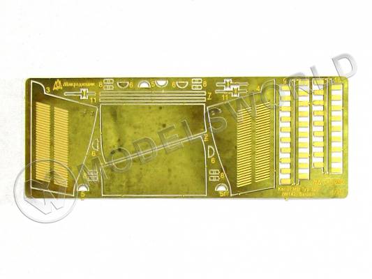 Фототравление капоты для Мерседес 320, ICM. Масштаб 1:35