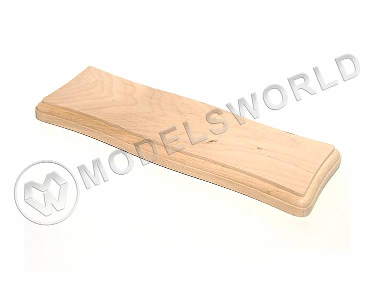 Основание фигурное 300х100 мм, ольха - фото 1