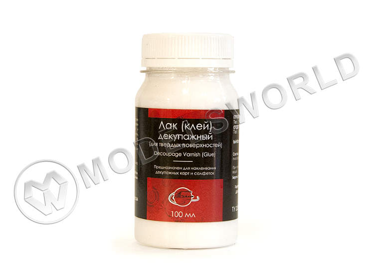 Лак декупажный для твердых поверхностей, 100 мл - фото 1