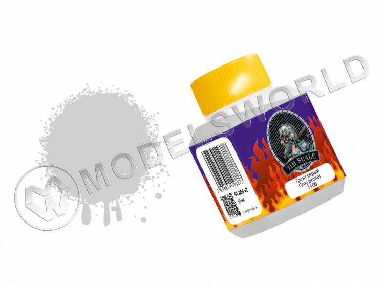 Грунт серый 1500 Grey primer Jim Scale, 50 мл Грунт серый 1500 Grey primer Jim Scale, 50 мл - фото 1
