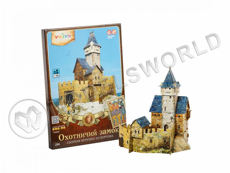 Модель из бумаги Охотничий замок, серия Средневековый город - фото 1
